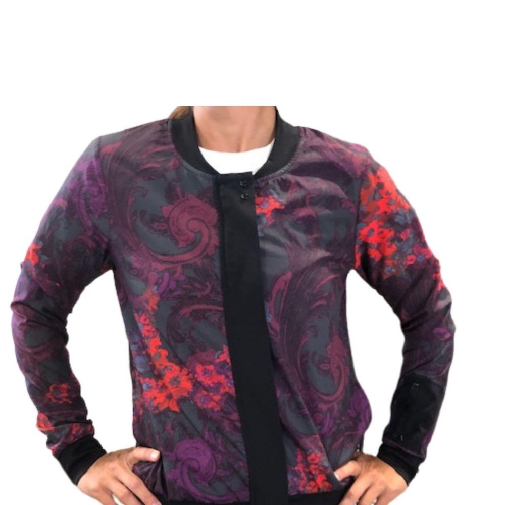 Fabletics Ithaca Bomber Jacket Romantic Floral - image 7